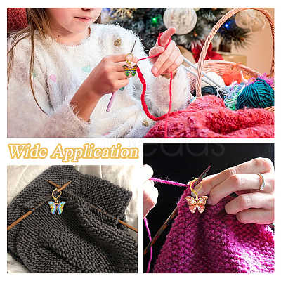 DIY Butterfly Knitting Tool Sets HJEW-HS00024-1