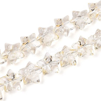 Baking Paint Glass Beads Strands DGLA-N017-01G-1