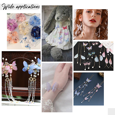 DIY Fabric Dangle Earring Making Kits DIY-AR0001-61-1