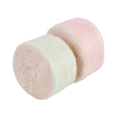 Gradient Segment Dyed Super Fine Mohair Yarn DIY-TAC0033-03B-1