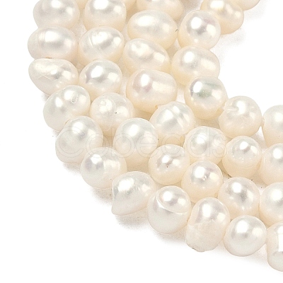 Natural Cultured Freshwater Pearl Beads Strands PEAR-L034-01-1