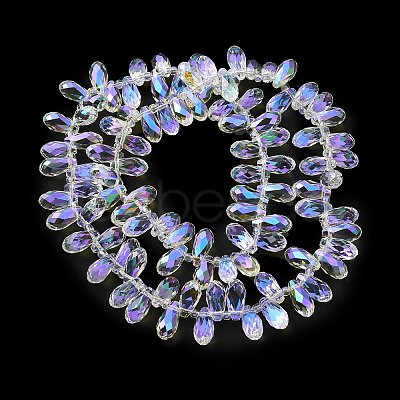 Electroplate Glass Beads Strands EGLA-B006-01A-FR03-1