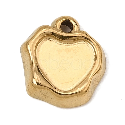 304 Stainless Steel Pendant Cabochon Settings SA-CBA9B1E-01A-G-1