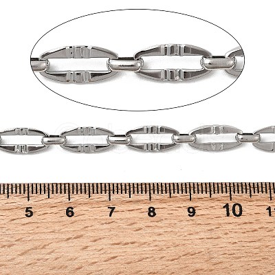 304 Stainless Steel Dapped Chains CHS-Z007-19P-1