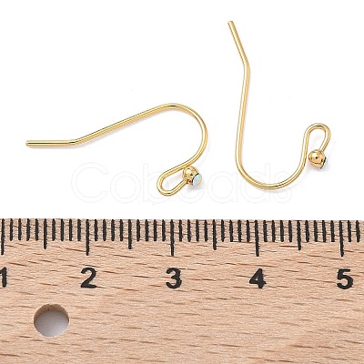 SHEGRACE Brass Earring Hooks XGR0137G-155G-1