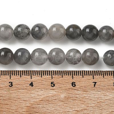 Natural Cloudy Quartz Beads Strands G-D840-69-8mm-1
