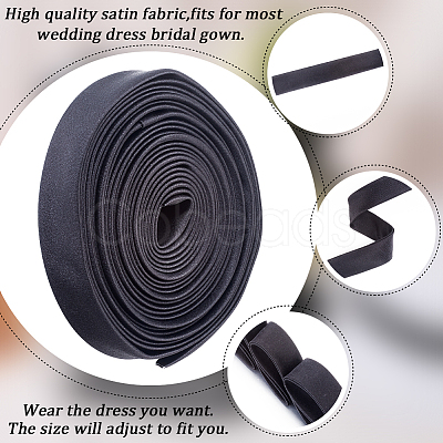 2Pcs Polyester Cord for Women's Wedding Dress Zipper Replacement DIY-GF0010-30A-1