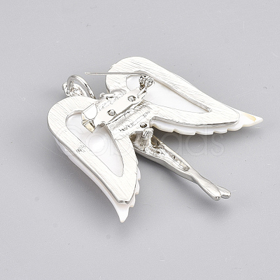 Freshwater Shell Brooches/Pendants SHEL-S275-48C-1
