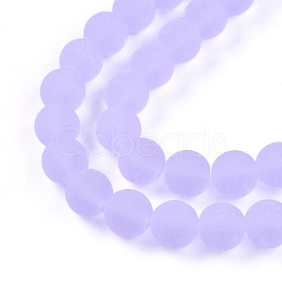 Transparent Glass Beads Strands GLAA-T032-T10mm-MD01-1