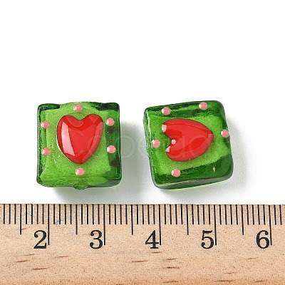 Handmade Lampwork Enamel Beads LAMP-G147-02A-1