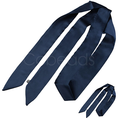 Long Polyester Silk Scarf for Women Girls AJEW-WH20042-77E-1