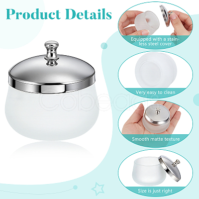 6Pcs Glass Dappen Dish AJEW-DR0003-11-1