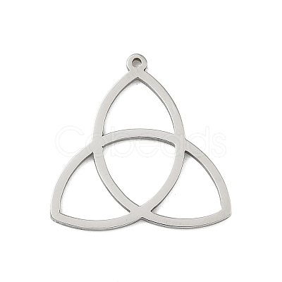 Hollow 201 Stainless Steel Pendants LS-STAS-I359-03P-1