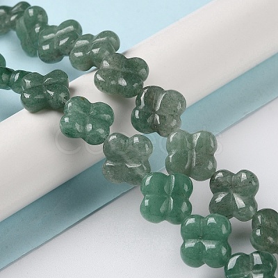 Natural Green Aventurine Beads Strands G-M418-D06-01-1