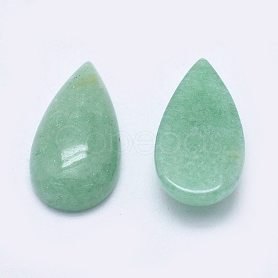 Natural Green Aventurine Cabochons G-P384-M05-1