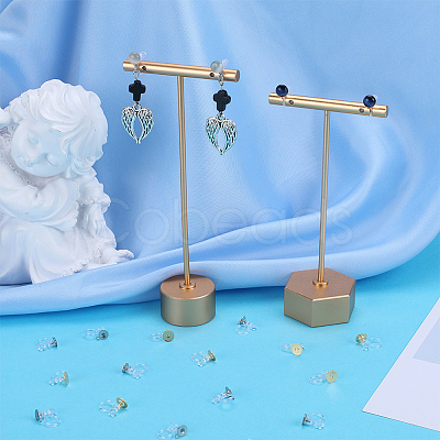 20Pcs 2 Styles 304 Stainless Steel & Plastic Clip-on Earring Findings STAS-SC0006-82-1