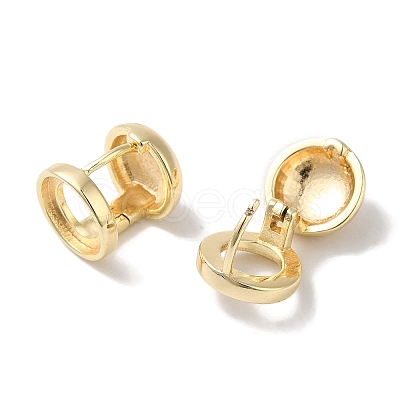 Brass Stud Earring Findings KK-U013-09G-1