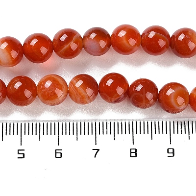 Natural Striped Agate/Banded Agate Beads Strands LS-G-Z060-A01-B05-1