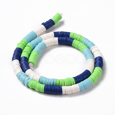 Handmade Polymer Clay Bead Strands CLAY-C003-02H-1