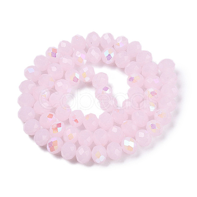 Electroplate Glass Beads Strands EGLA-A044-J8mm-L02-1