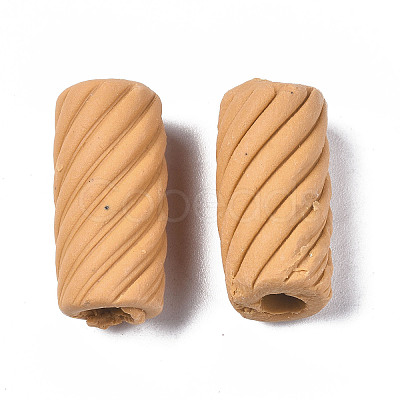 Handmade Porcelain European Beads PORC-T006-44C-1
