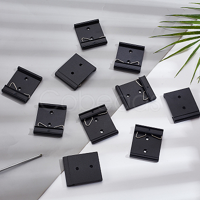 10Pcs Aluminium Alloy DIN Rail Mounting Clip Mounting Bracket FIND-GA0006-85-1