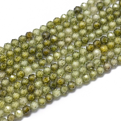 Cubic Zirconia Beads Strands G-G792-47-04B-1