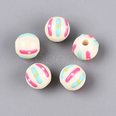 Handmade Porcelain Ceramic Beads PORC-Q005-03K-1