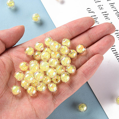 Transparent Acrylic Beads LS-X-TACR-S152-15B-SS2105-1