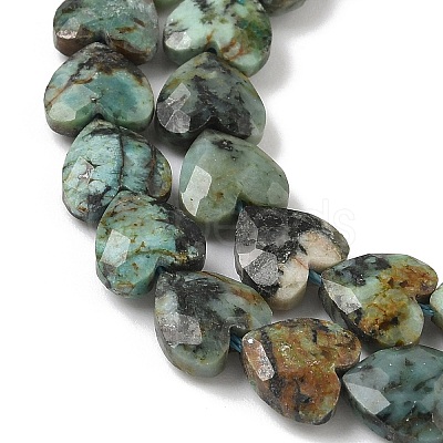 Natural African Turquoise(Jasper) Beads Strands G-D316-B09-1