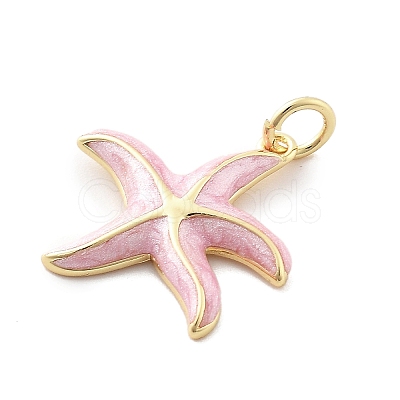 Brass Enamel Pendants LS-KK-Q029-04G-01-1