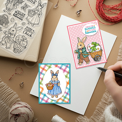 PVC Plastic Clear Stamps DIY-WH0618-0325-1