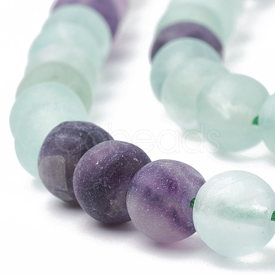 Natural Fluorite Beads Strands G-T106-180-1