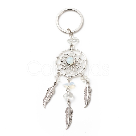 Opalite Keychain KEYC-JKC00346-08-1