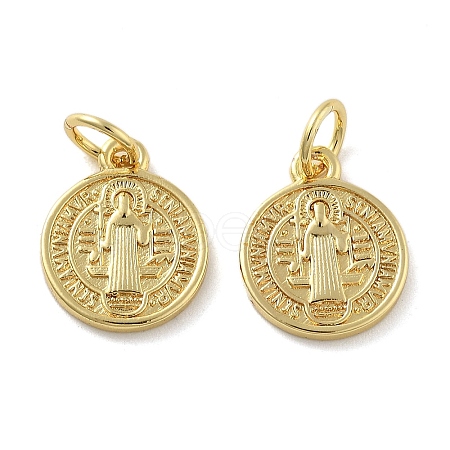 Brass Charms KK-C092-17A-G-1