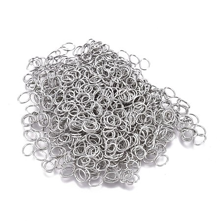 Tarnish Resistant 304 Stainless Steel Open Jump Rings STAS-F250-11P-C-1