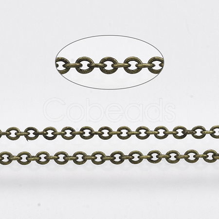 Brass Cable Chains CHC-034Y-AB-NR-1