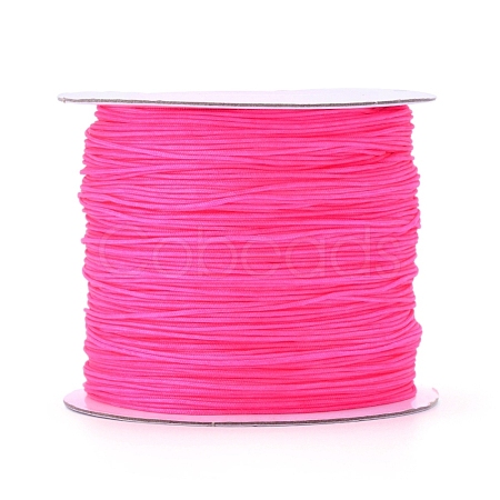 Nylon Braided Cord for Woven Jewelry Making Macrame Craft NWIR-D055-0.6mm-19-1