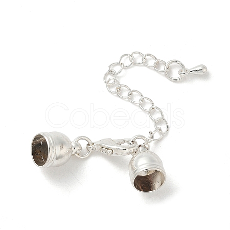Brass Chain Extender KK-K001-8mm-S-1