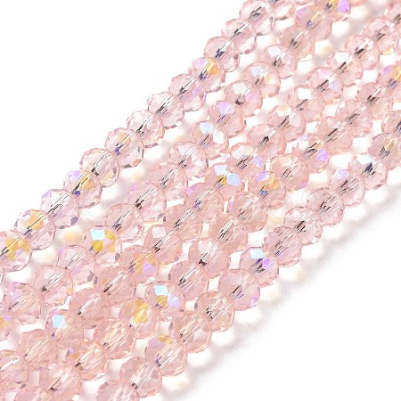 Electroplate Glass Beads Strands LS-EGLA-A034-T1mm-L18-1