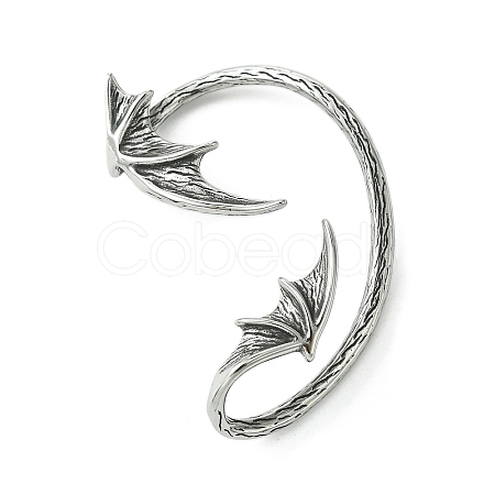 316 Surgical Stainless Steel Cuff Earrings EJEW-E300-04AS-03-1