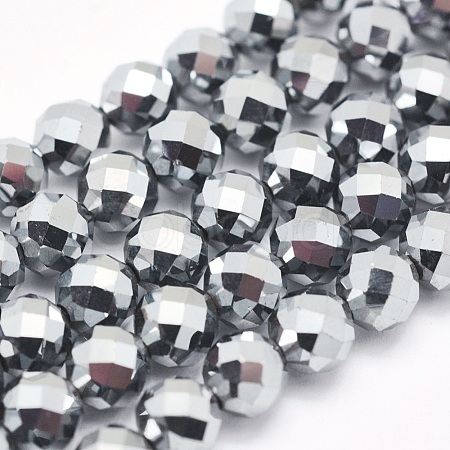 Terahertz Stone Beads Strands G-O166-14-4mm-1