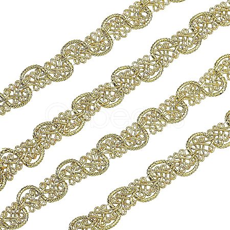 Metallic Polyester Ribbon OCOR-WH0065-07A-1