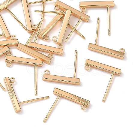 SHEGRACE Brass Stud Earring Findings XGRQ64065-855G-1