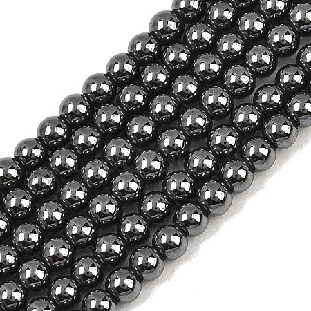 Synthetic Non-magnetic Hematite Beads Strands GG-CBAB93D-B01-3mm-1