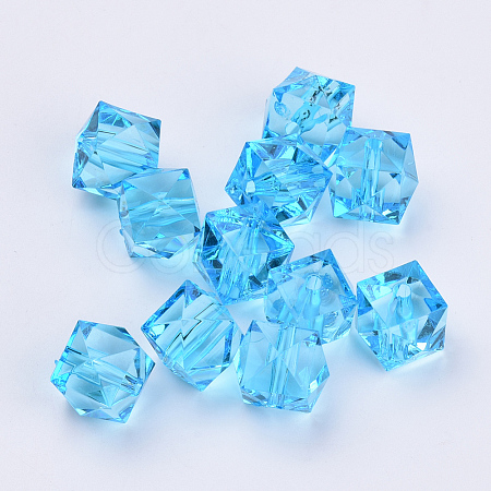 Transparent Acrylic Beads TACR-Q259-10mm-V40-01-1