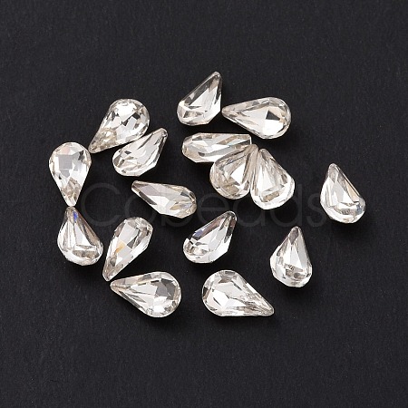Glass Rhinestone Cabochons GGLA-P002-07A-01-1