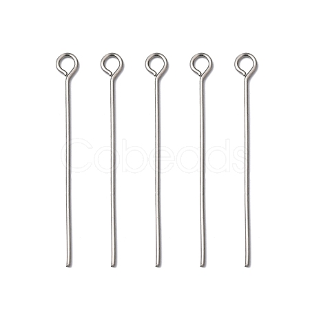 Tarnish Resistant 304 Stainless Steel Eye Pin STAS-E013-0.6x30mm-1