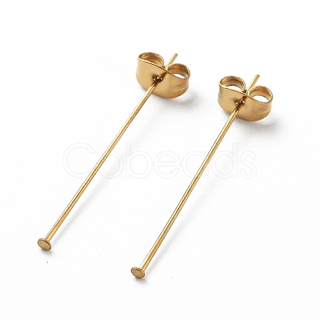 Ion Plating(IP) 304 Stainless Steel Flat Head Pins STAS-I315-A03-G-1