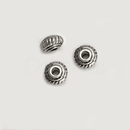 Tibetan Style Alloy Beads TIBEB-ZN664-AS-NR-1